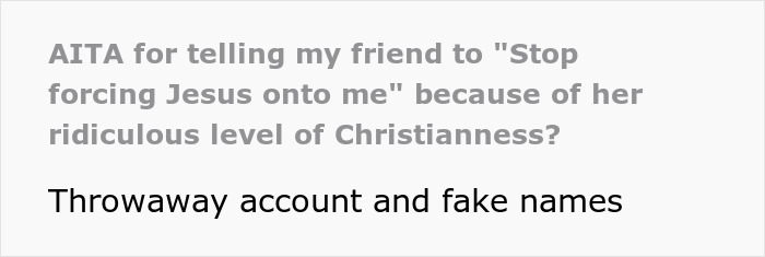 Christian Teen Implies She&rsquo;s Better Than Her Friends, Friend Tells Her To Shut It