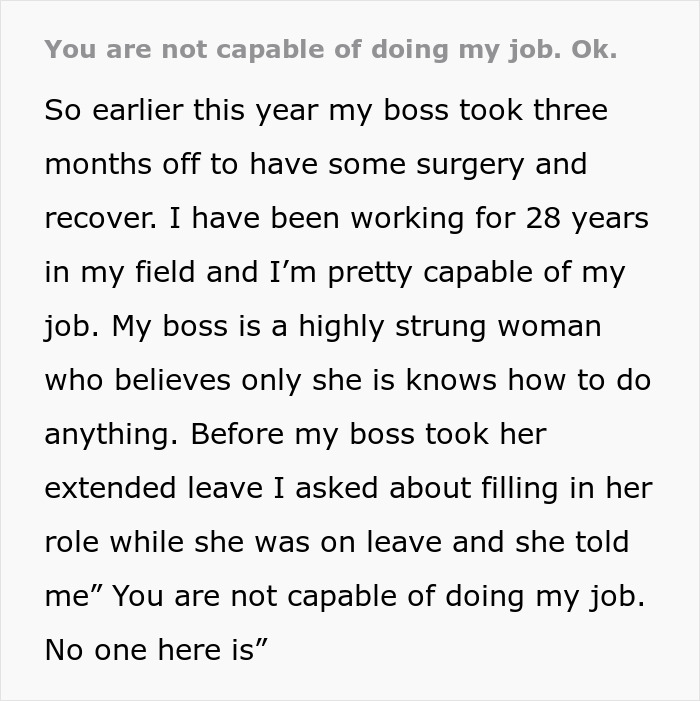 Boss Claims No One Can Replace Her, Company Hires Clueless 24YO, She Returns To Chaos 3 Months Later