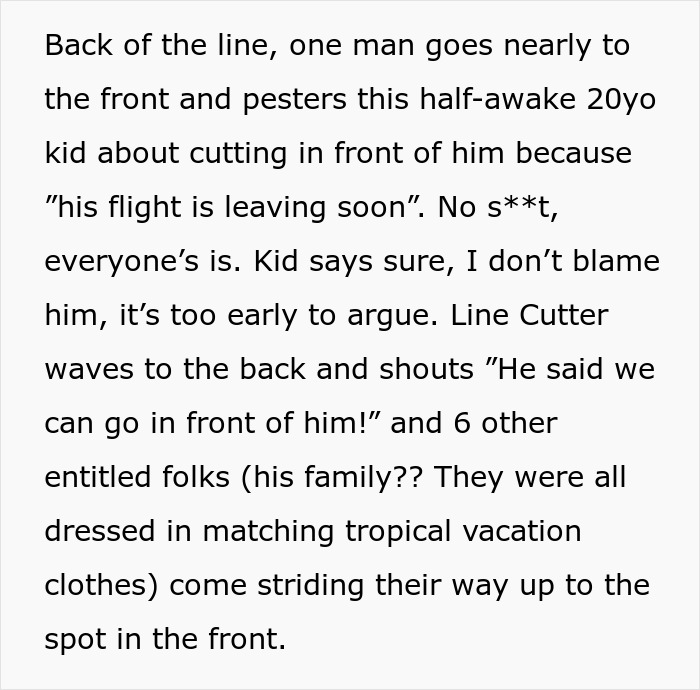 &ldquo;You Aren&rsquo;t Special&rdquo;: Entitled Family Attempts To Skip Massive Line, Faces Public Outrage