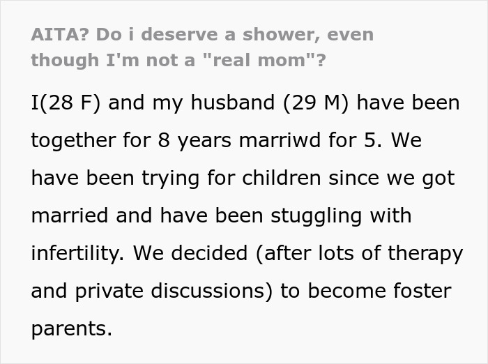 Infertile Couple Become Foster Parents, Thrilled By Baby Shower, Face Backlash From Families
