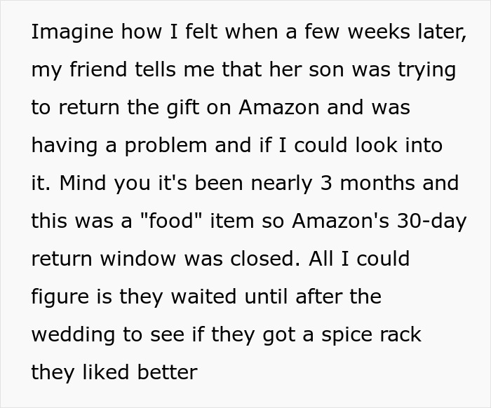 Newlyweds Ask Woman To Return Their Wedding Gift After They Didn&rsquo;t Even Invite Her