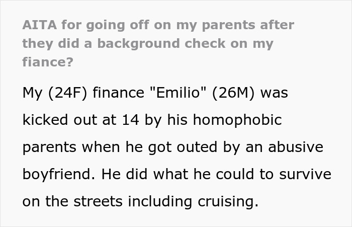 Woman Cuts Contact With Parents After They Dig Up Her Fianc&eacute;'s Juvenile File To Break Them Up