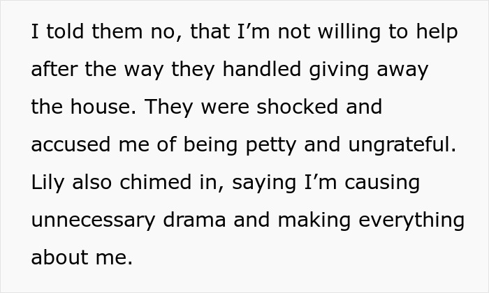 &ldquo;Family Comes First&rdquo;: Man Refuses To Help Parents After They Give Their House To Sister