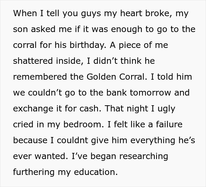 Single Dad Struggles To Make Ends Meet, 7 Y.O. Saves Up And Takes Them Both To Golden Corral Single Dad Struggles To Make Ends Meet, 7 Y.O. Saves Up And Takes Them Both To Golden Corral