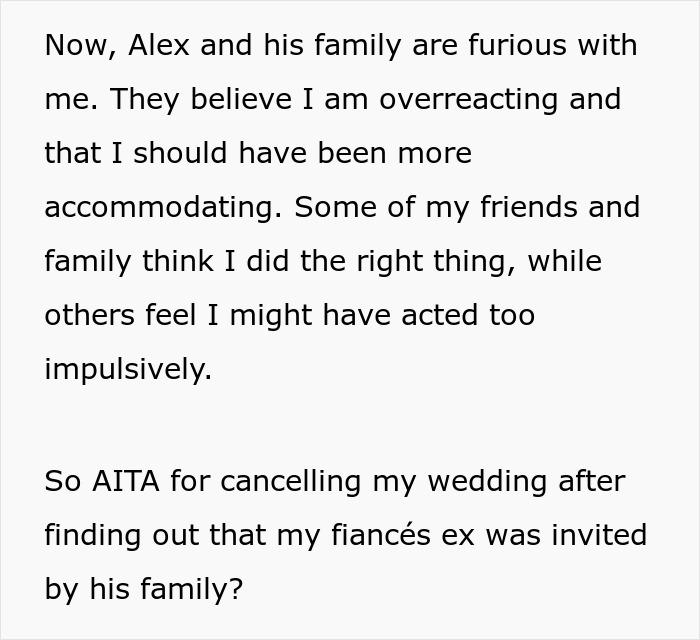 In-Laws Go Behind Bride&rsquo;s Back And Invite Banned Guest To The Wedding, She Cancels The Whole Thing