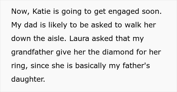 Bride-To-Be Wants Stepsister&rsquo;s Heirloom Diamond For Engagement Ring, But Grandpa Says &ldquo;No Way&rdquo;