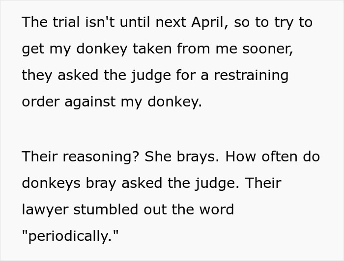 Fake HOA Irritated By Woman&rsquo;s Topless Walks With A Donkey, Try To Make It Illegal And Take Her Pet