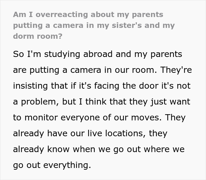 &ldquo;Called Me In The Middle Of The Night Screaming&rdquo;: Parents Put Camera In Daughters&rsquo; Dorm