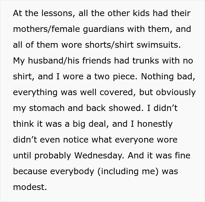 Mom Of 4 Disturbs Other Women At The Pool With Her Swimsuit, Asks If It Was Inappropriate