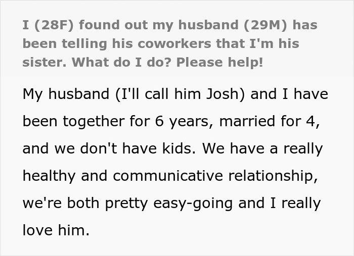Husband Lies To Coworkers For 3 Years, Is Lost For Words When Wife Finds Out Husband Lies To Coworkers For 3 Years, Is Lost For Words When Wife Finds Out