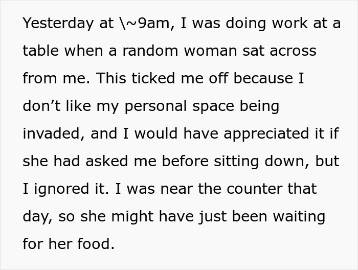 Woman Wants To Take Over Woman’s Entire Table So Her Injured Friend Can Sit But She Won’t Have It Woman Wants To Take Over Woman’s Entire Table So Her Injured Friend Can Sit But She Won’t Have It