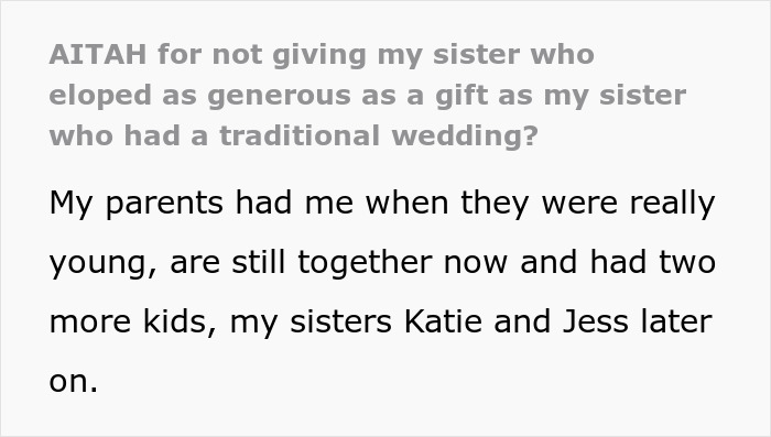 Drama Ensues After Woman Finds Out About A Wedding Gift Her Brother Got For Sister Drama Ensues After Woman Finds Out About A Wedding Gift Her Brother Got For Sister