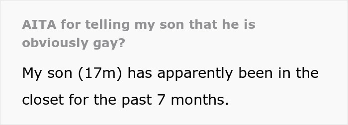 Parent Outs Son’s ‘Not-So-Secret’ Boyfriend, Bursts Out Laughing When He Says He’s Not Gay Parent Outs Son’s ‘Not-So-Secret’ Boyfriend, Bursts Out Laughing When He Says He’s Not Gay