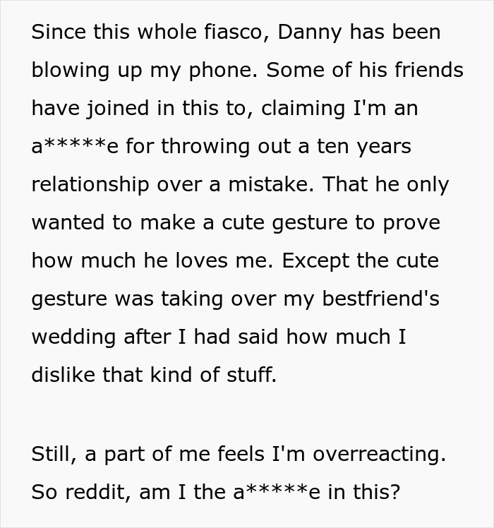 Two Relationships Come To An End After Proposal At Brother’s Wedding Didn’t Go As Planned Two Relationships Come To An End After Proposal At Brother’s Wedding Didn’t Go As Planned