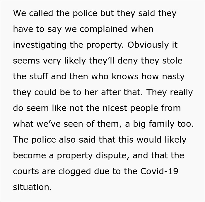 &ldquo;We Called The Police&rdquo;: Newcomer Discovers Her Bench And Plants Displayed In Neighbors&rsquo; Yard