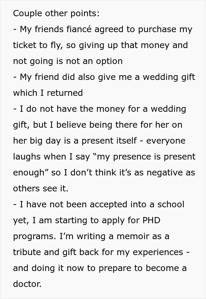 Woman Called &ldquo;Selfish&rdquo; For Refusing To Help Fund Friend&rsquo;s Wedding, People Agree With The Bride