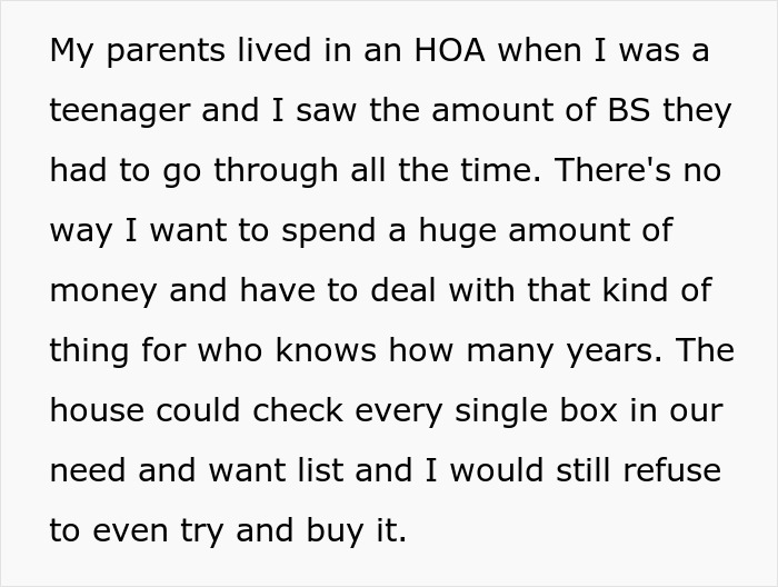 Wife Tries To Trick Spouse Into Buying Her 'Dream House,' He Says No Since HOA Is A Red Flag