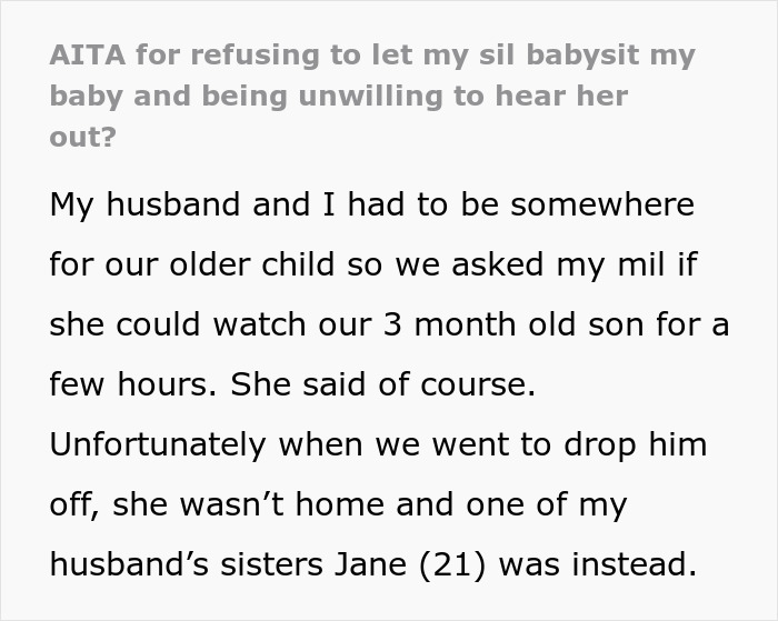 &ldquo;She Thinks They Cry For No Reason&rdquo;: SIL Gets A Reality Check When Mom Refuses To Let Her Babysit