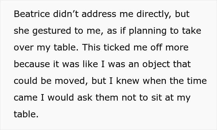 Woman Wants To Take Over Woman’s Entire Table So Her Injured Friend Can Sit But She Won’t Have It Woman Wants To Take Over Woman’s Entire Table So Her Injured Friend Can Sit But She Won’t Have It