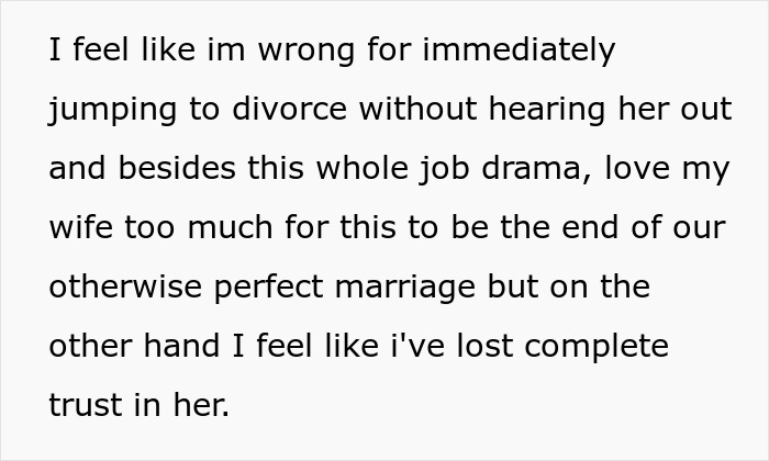 Man Jumps Straight To Divorce The Day His Wife Secretly Quits Her Job To Be A SAHM Man Jumps Straight To Divorce The Day His Wife Secretly Quits Her Job To Be A SAHM