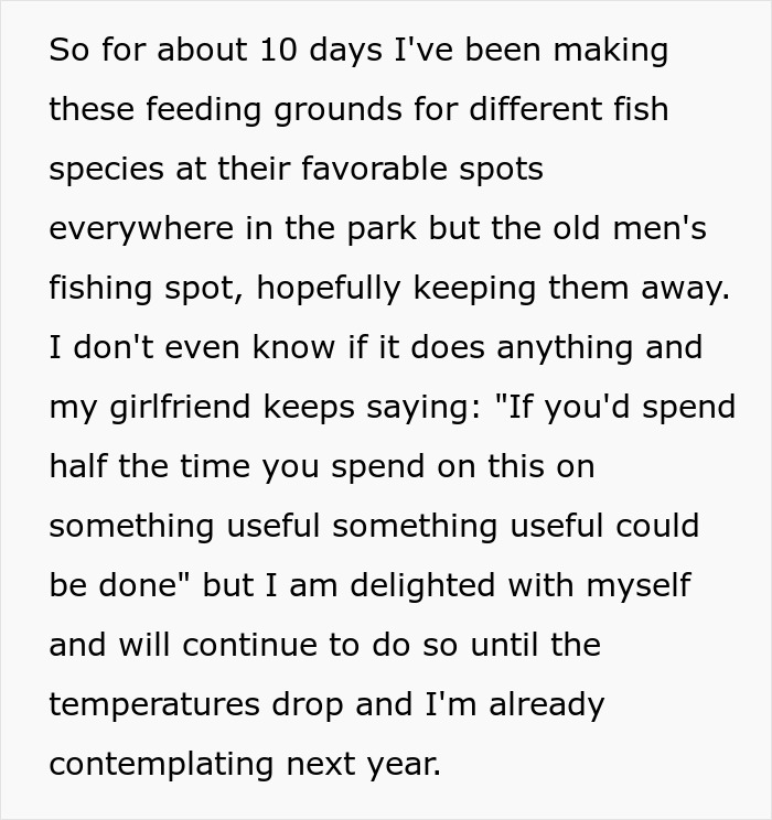 Dog Owner Schemes To Lure Fish Away From Boomers&rsquo; Fishing Zone After They Mess Up The Dog Pond