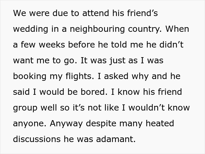 Guy Plans On Cheating With Ex During Family Wedding, Doesn't Bring His GF, Gets A Surprise