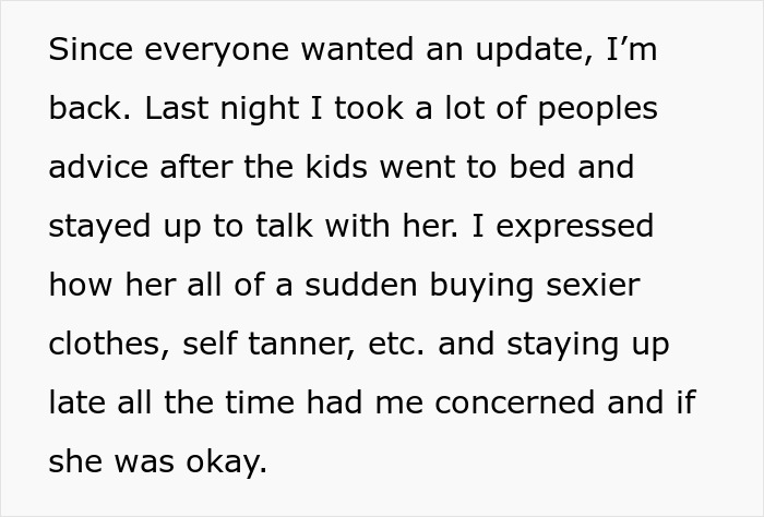 Wife Suddenly Starts Wearing Sexier Clothes And Is Up All Night, Husband Is Confused Wife Suddenly Starts Wearing Sexier Clothes And Is Up All Night, Husband Is Confused