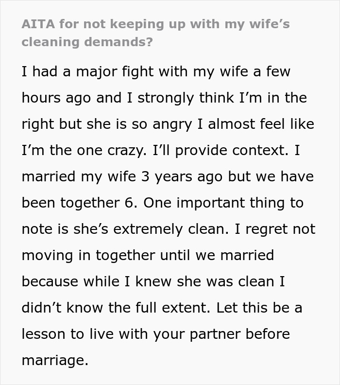 &ldquo;She Packed A Bag&rdquo;: Man Blows Off Wife&rsquo;s Cleaning Demands, She Finally Loses It