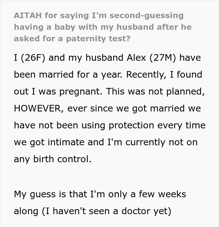 &ldquo;You Should Require An IQ Test&rdquo;: Pregnant Woman Shocked After Husband Asks For A Paternity Test