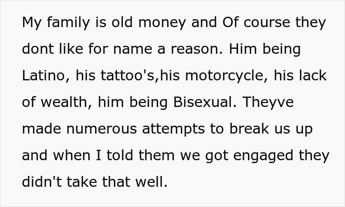 Woman Cuts Contact With Parents After They Dig Up Her Fianc&eacute;'s Juvenile File To Break Them Up