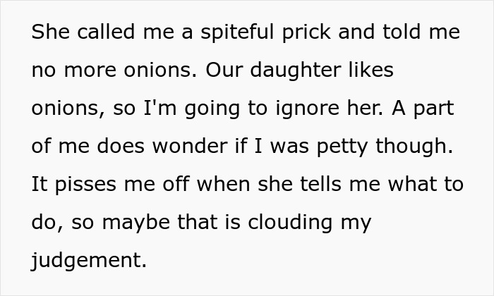 Mom Is Livid After Ex-Husband Ignores List Of Her Approved Foods And Gives Daughter Onions