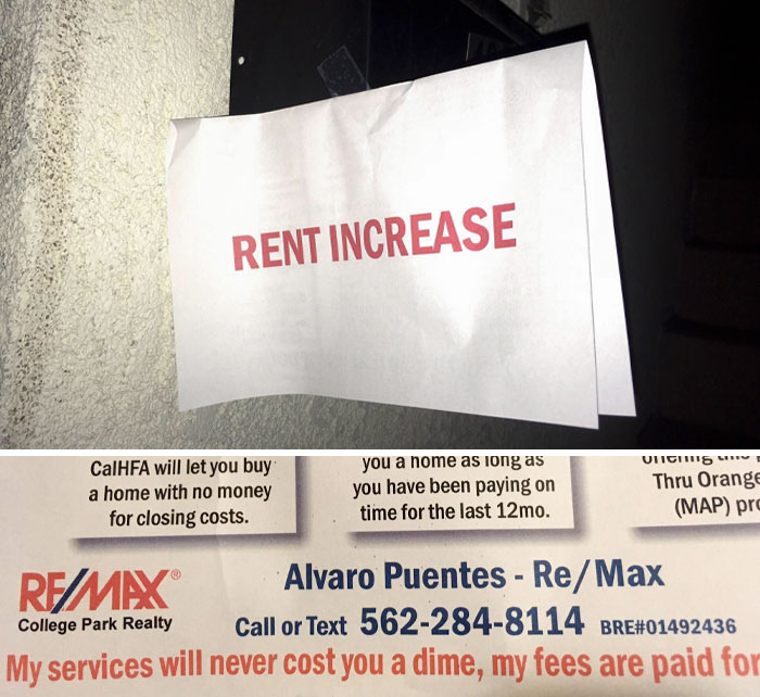 When Your Whole Building Is Working Class Tenants And Some Real Estate Agent Thinks This Is A Good Idea