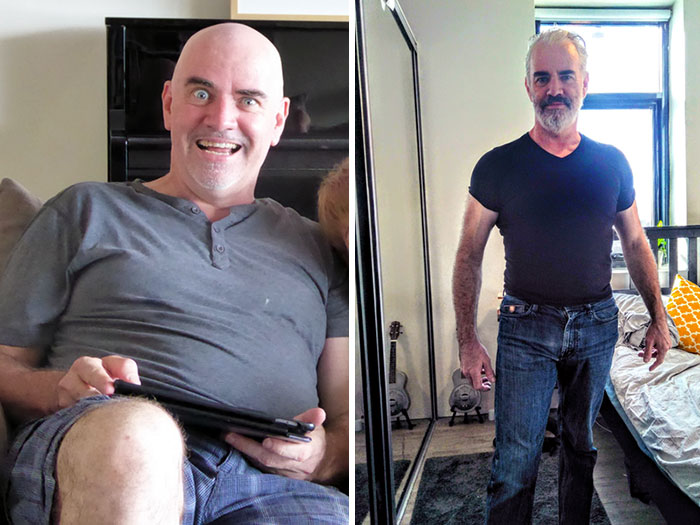 I Stopped Shaving My Head And Grew A Beard. Also, Lost Weight From 220 Lbs To 171 Lbs After I Started Lifting