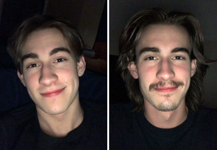 No Mustache Or Mustache?