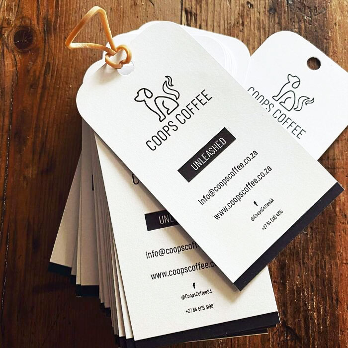 Cute Sample Tags That Double Up As Business Cards