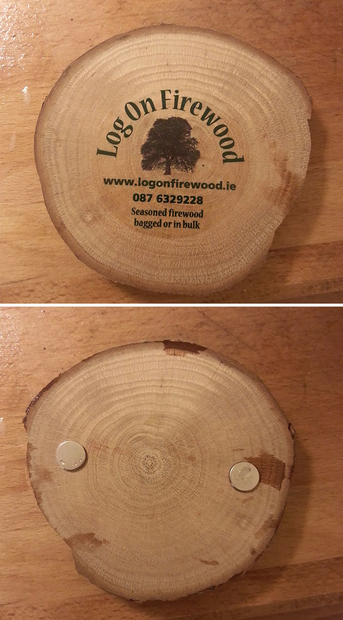This Business Card From A Company That We Got Firewood From