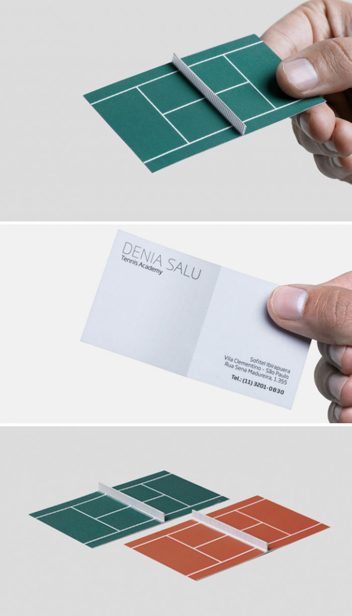 Tennis Court Business Card