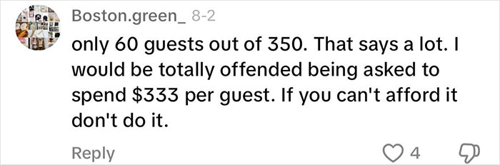 Couple Sells $333 Tickets To Wedding Guests And Ask Them To &ldquo;Trust The Process&rdquo;