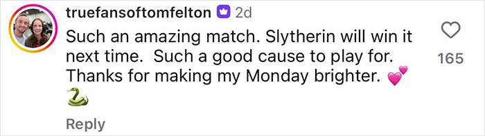 Harry Potter Fans Nerd Out After Tom Felton Posts Photo Of Reunion At David Holmes' Cricket Cup Harry Potter Fans Nerd Out After Tom Felton Posts Photo Of Reunion At David Holmes' Cricket Cup