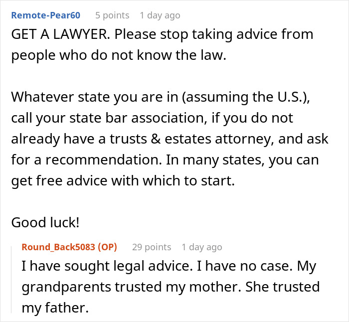 Parents Regret Blowing 90% Of Kid&rsquo;s Inheritance After Being Banned From Meeting Their Grandkids