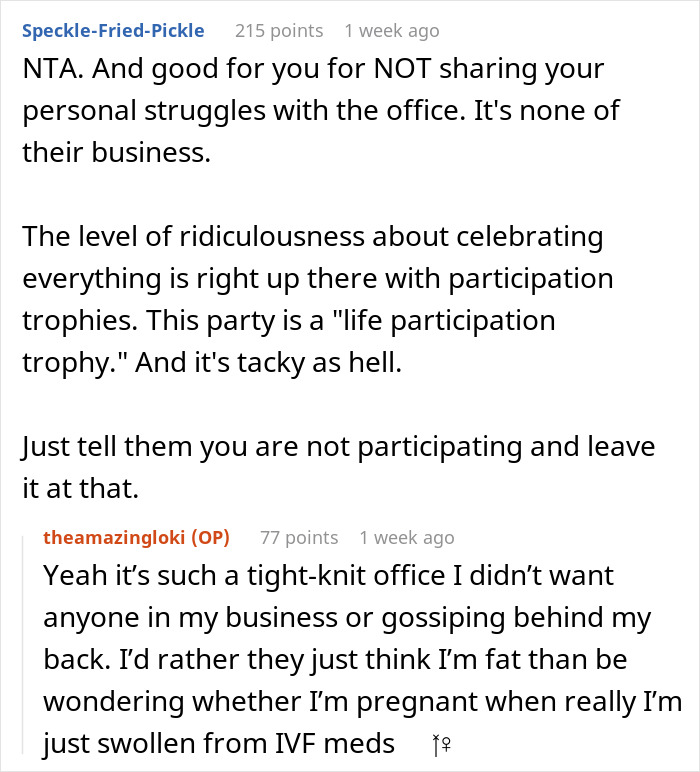 &ldquo;I Feel Like I Am Right&rdquo;: Woman Asks If She&rsquo;s A Jerk To Boycott &ldquo;Grandma Shower&rdquo; At Work