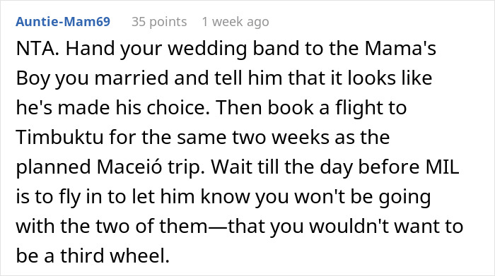Woman Left Stunned After Man Forces Her To Choose Between His Mom Or Their Divorce Woman Left Stunned After Man Forces Her To Choose Between His Mom Or Their Divorce