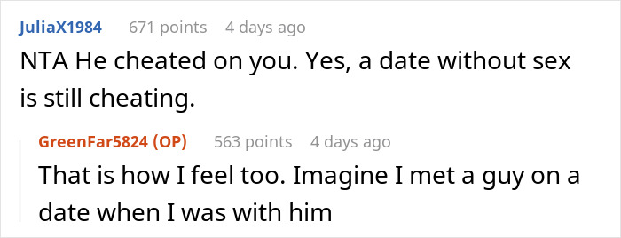 Baby Bliss Is Ruined After MIL Gleefully Reveals Her Son Went On A Date With An Ex Before Wedding