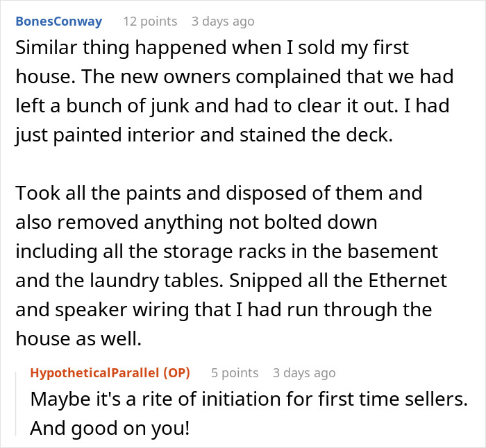 Woman Takes Revenge Against Rude Home Buyers By Removing Everything Not Included In The Contract