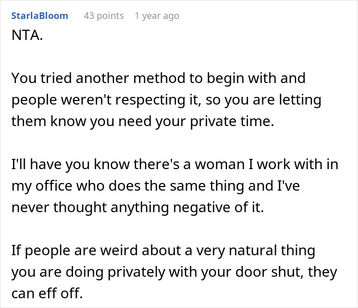 Mom Finds A Way To Keep Coworkers From Disturbing Her While She Pumps, Makes Them Uncomfortable