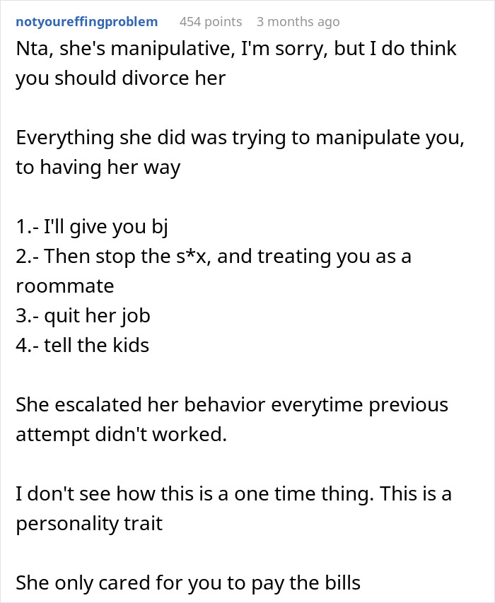Man Jumps Straight To Divorce The Day His Wife Secretly Quits Her Job To Be A SAHM Man Jumps Straight To Divorce The Day His Wife Secretly Quits Her Job To Be A SAHM