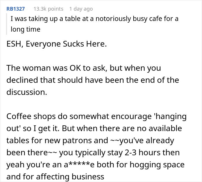 Woman Wants To Take Over Woman’s Entire Table So Her Injured Friend Can Sit But She Won’t Have It Woman Wants To Take Over Woman’s Entire Table So Her Injured Friend Can Sit But She Won’t Have It