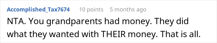 Woman Feels Entitled To Family’s Life-Changing Inheritance Just Because She Has 5 Kids, Gets A Reality Check Woman Feels Entitled To Family’s Life-Changing Inheritance Just Because She Has 5 Kids, Gets A Reality Check
