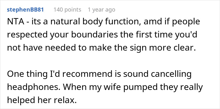 Mom Finds A Way To Keep Coworkers From Disturbing Her While She Pumps, Makes Them Uncomfortable