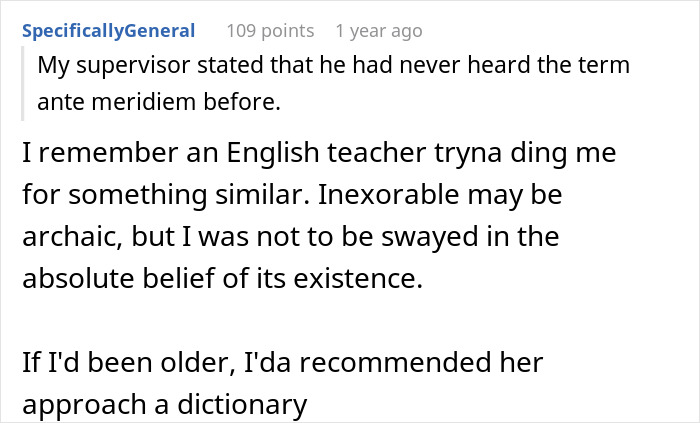Woman Maliciously Complies With &ldquo;No Abbreviations&rdquo; Rule, Makes Supervisor Look Stupid